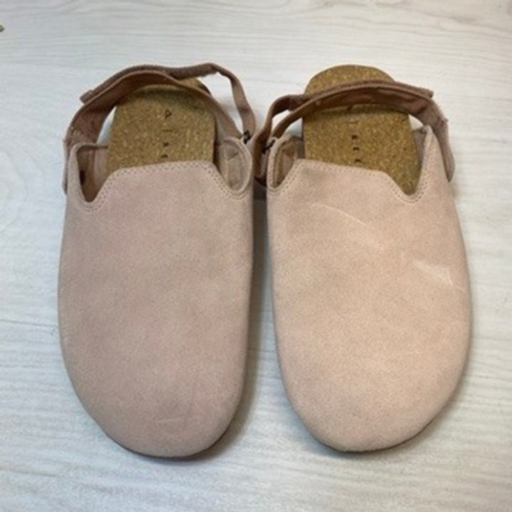 Reef Womens 9 Vista Hatha Slingback Mules Suede Pink CJ6709 Boho Sandals